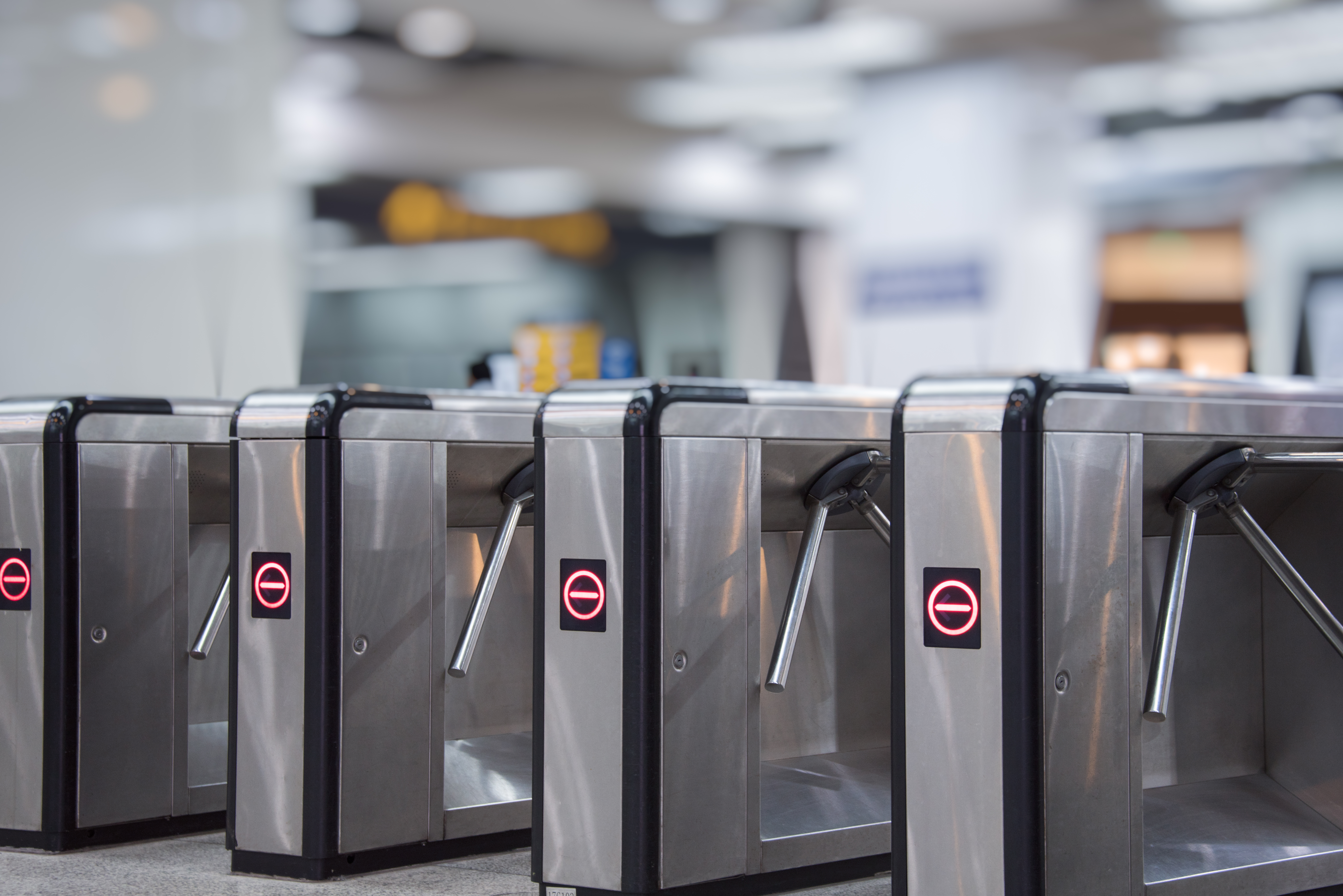 Modelos de catraca de acesso eletrônico para controle de entrada em empresas